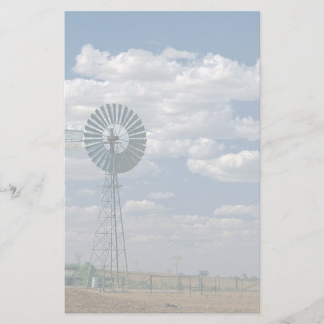Papelería Interior molino de viento, sur de Australia (Anverso)