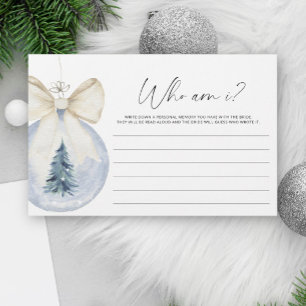 Papelería Invierno del arco acuático ¿Quién soy?