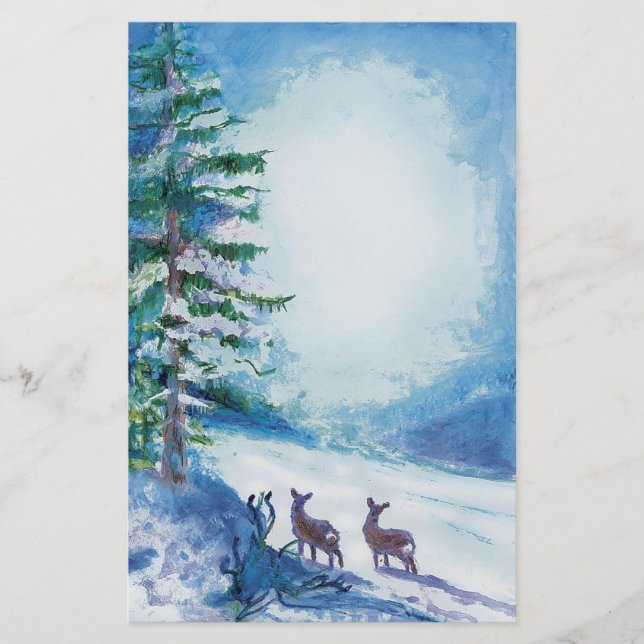 Papelería Invierno - Stationery (Anverso)