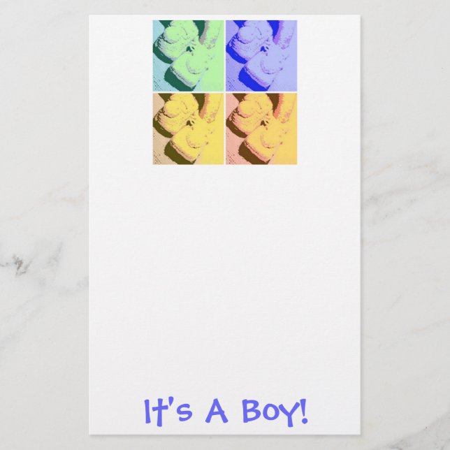 Papelería Invitación Baby Boy (Anverso)