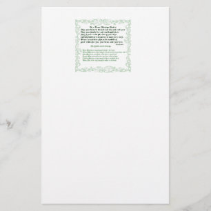 Papelería Invitación del poema de la casa que se calienta