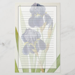 Papelería Iris Germanica, de "Les Liliacees", 1805