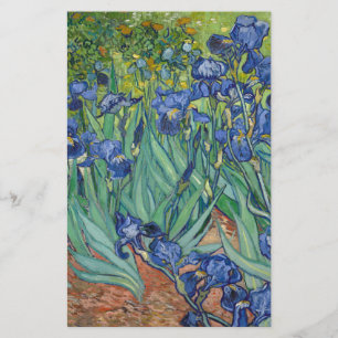 Papelería Irises de Van Gogh
