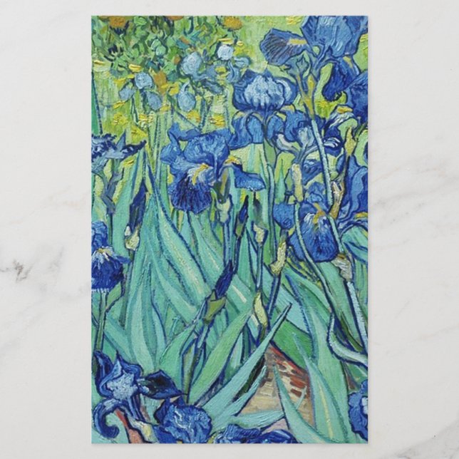Papelería Irises, Vincent van Gogh (Anverso)