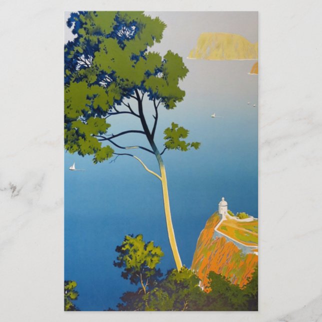 Papelería Islas Baleares Viaje Francés Vintage (Anverso)