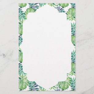 Papelería Islas tropicales de Monstera Deliciosa Hawái aban