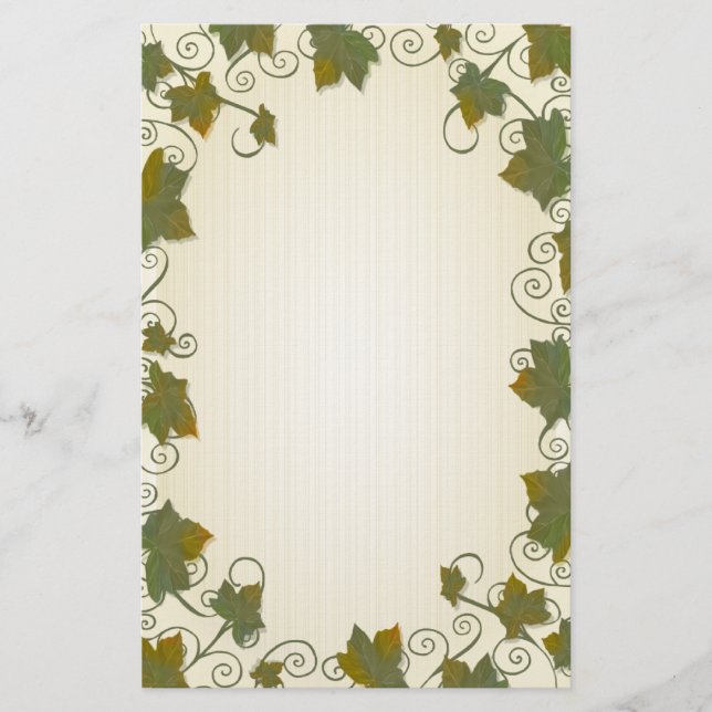 Papelería Ivy Swirl (Anverso)