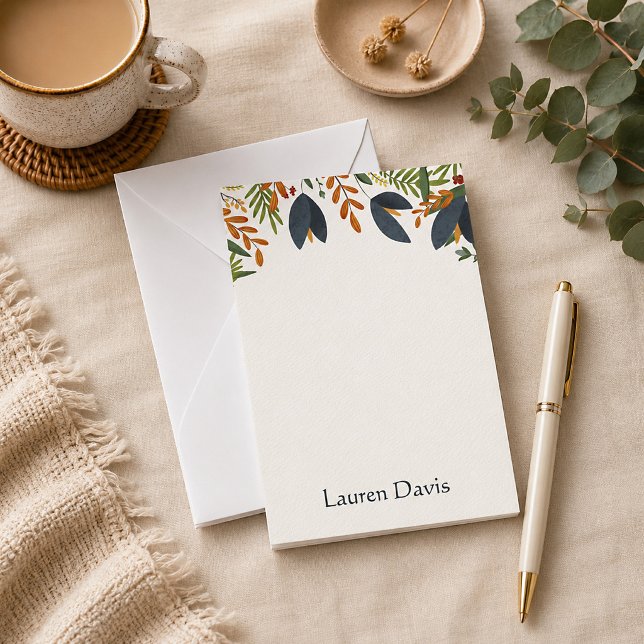 Papelería Jardín Botánico (Personalized Botanical Stationery)