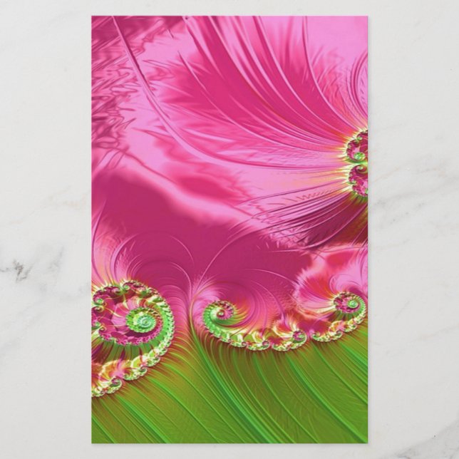 Papelería Jardín de fantasía (Anverso)