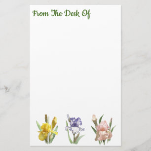 Papelería Jardín de flores del iris
