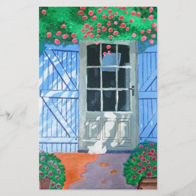 Papelería Jardín de granja francés (Anverso)