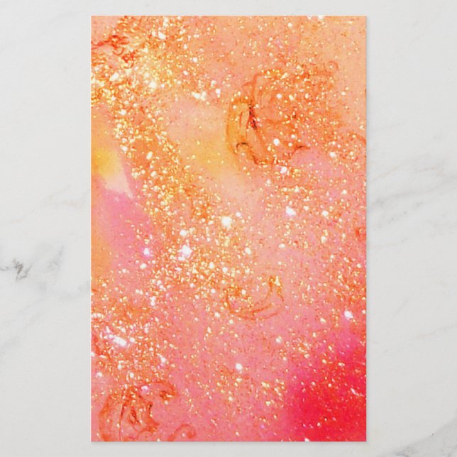 Papelería JARDÍN DE LAS SOMBRAS PERDIDAS, Oro rosa (Anverso)