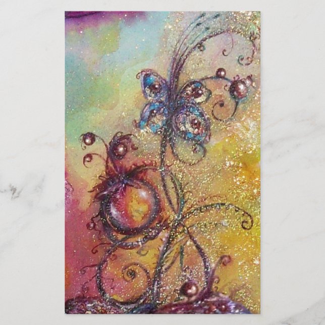 PAPELERÍA JARDÍN DE LAS SOMBRAS PERDIDAS/PLANTA MAGIC BUTTER (Anverso)