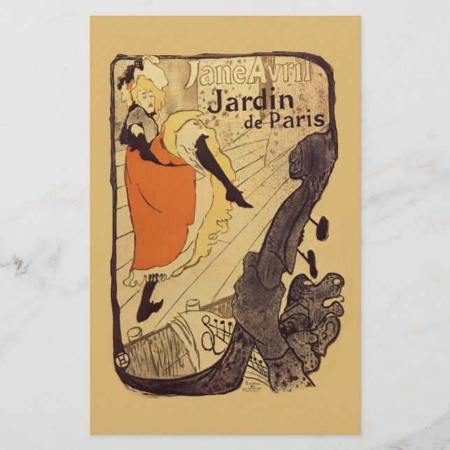 Papelería Jardin de Paris - Toulouse-Lautrec (Anverso)