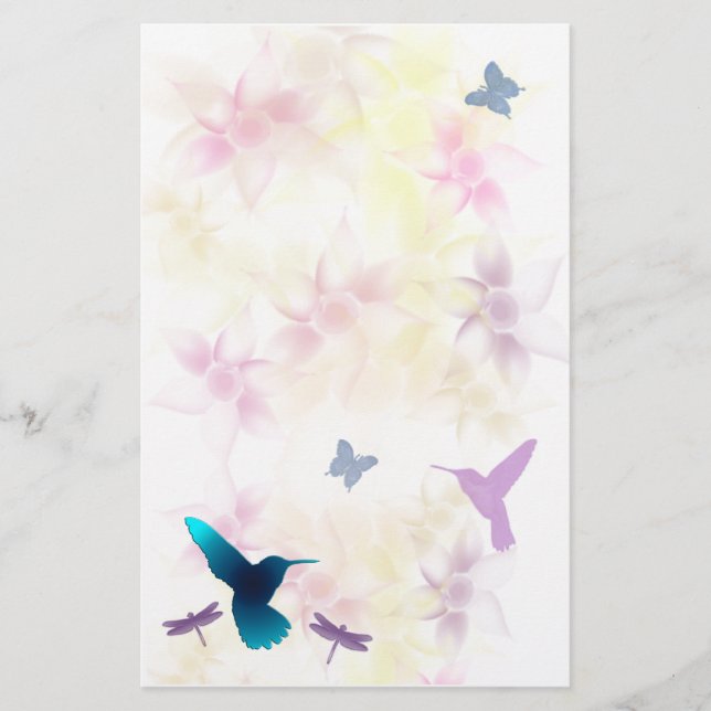 Papelería Jardín del colibrí (Anverso)