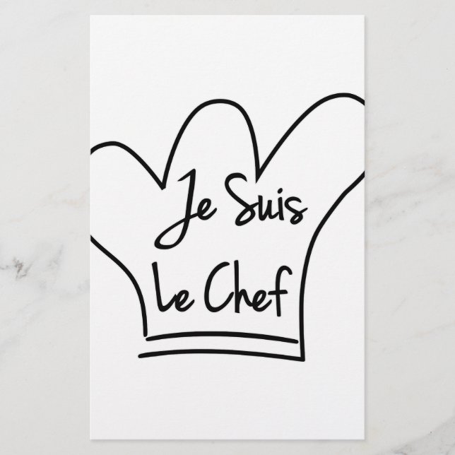 Papelería Je Suis Le Chef (Anverso)