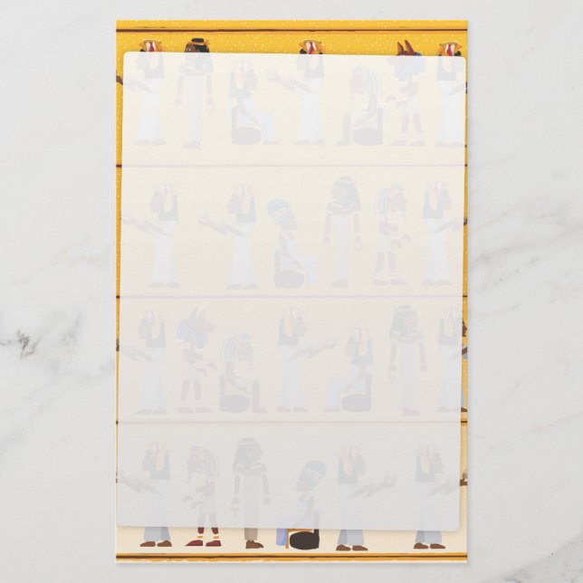 Papelería Jeroglíficos de Egipto (Anverso)