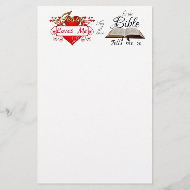 Papelería Jesús Me Ama, Esto Lo Sé... (Anverso)