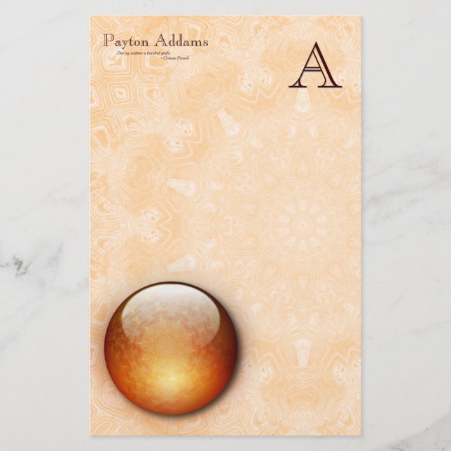 Papelería Joya de la renovación - efectos de escritorio del (Anverso)