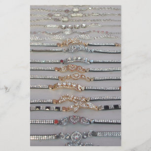 Papelería Joyería de arte de la cadena de diamantes decorada