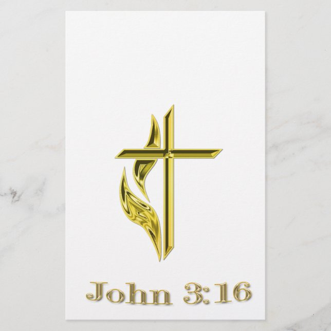 Papelería Juan 3:16 (Anverso)