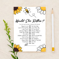 Juego de Baby Shower 'Bumble Honey Bee Would She R