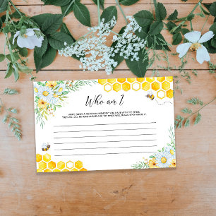 Papelería Juego de baby shower de abeja linda nupcial