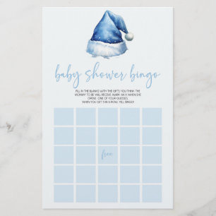 Papelería Juego de Baby Shower de Bingo para Navidades de Bl
