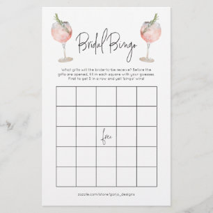Papelería Juego de Bachelorette de Binggo Bridal