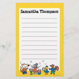 Papelería Juego de Maisy y de los amigos en la banda