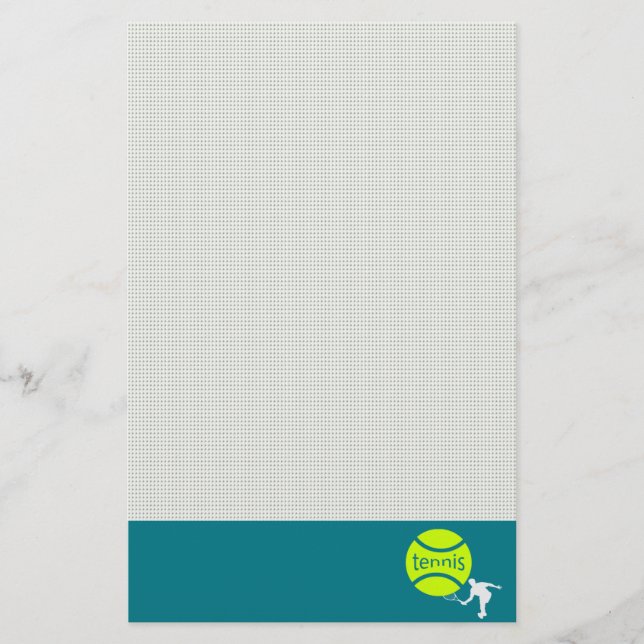 Papelería Jugador de tenis (Anverso)