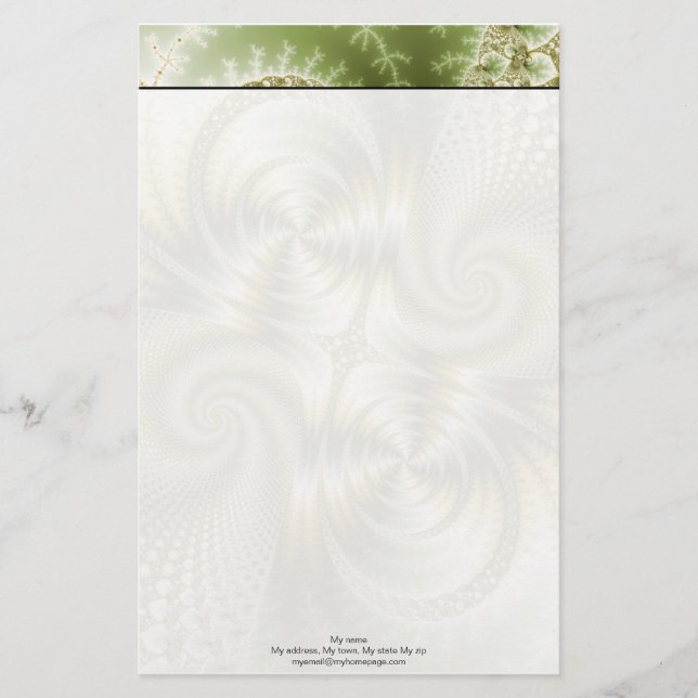 Papelería Junction - Arte Mandelbrot (Anverso)