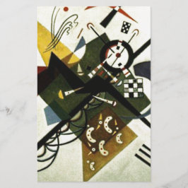 Papelería Kandinsky sobre blanco II