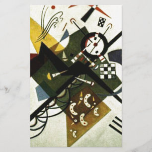 Papelería Kandinsky sobre blanco II