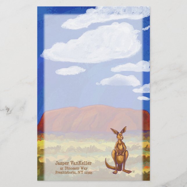 Papelería Kangaroo Stationery (Anverso)