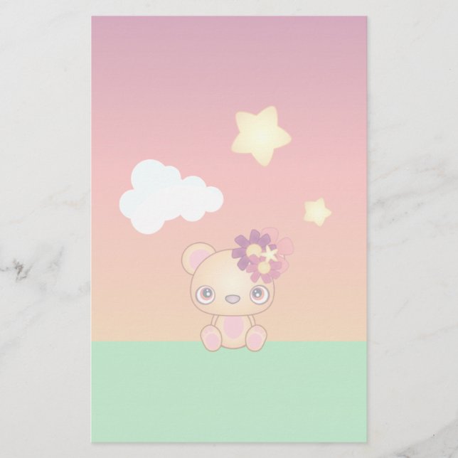 Papelería Kawaii Bear (Anverso)