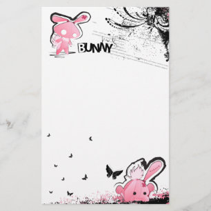 Papelería Kawaii emo Pink Bunny Stationery