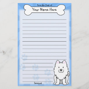 Papelería Kawaii Samoyed