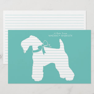 Papelería Kerry Blue Terrier Dog Puppy