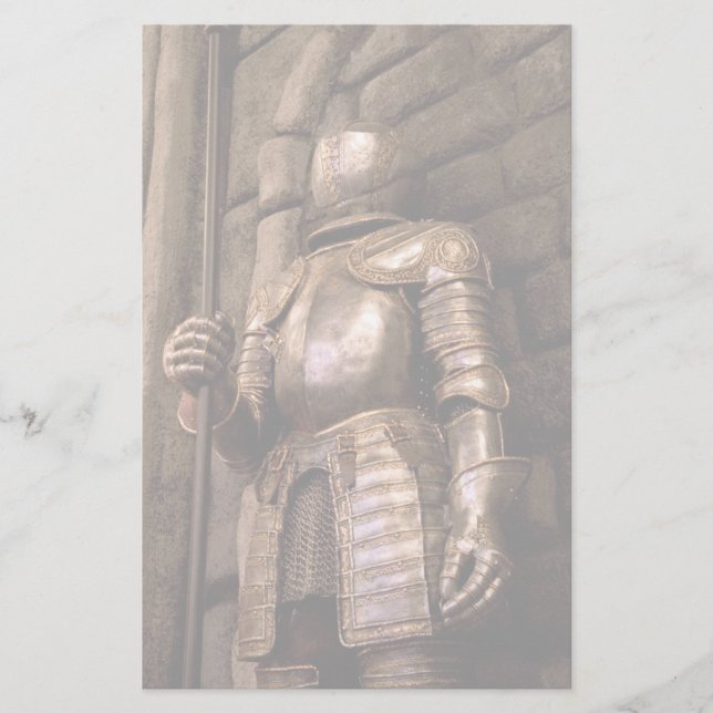 Papelería Knight en Armor (Anverso)