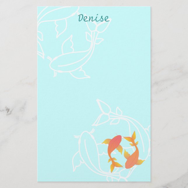 Papelería Koi (Anverso)