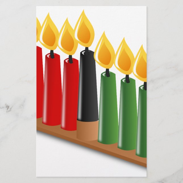 Papelería kwanzaa africana (Anverso)