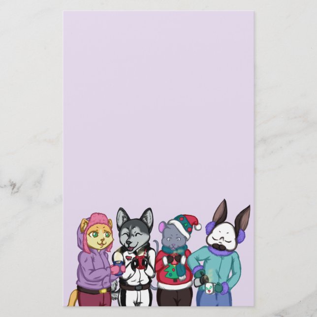 Papelería La amistad calienta el corazón (Anverso)