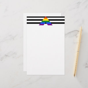 Papelería La bandera de aliado directo de SlipperyJoe con su
