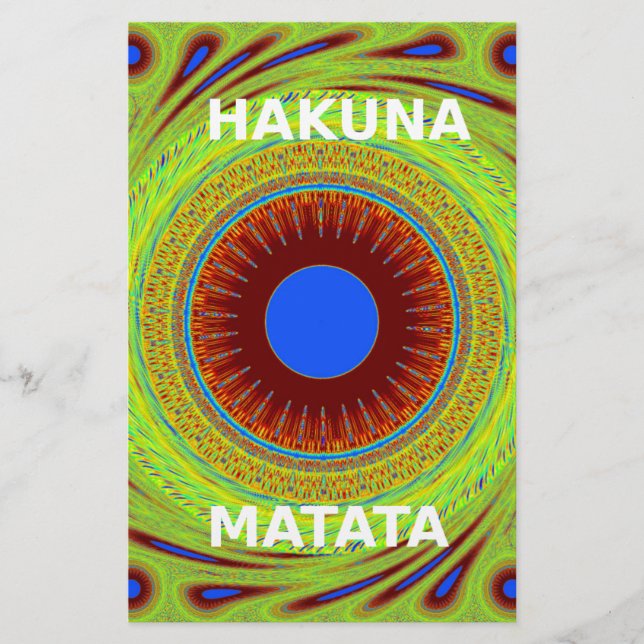 Papelería La etnia tiene un buen día y una mejor noche (Anverso)