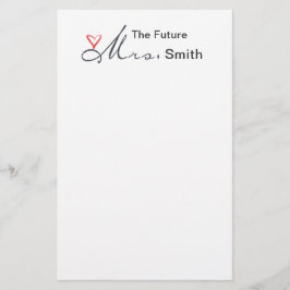 Papelería La futura Sra. - ¡personalizar el tuyo propio!