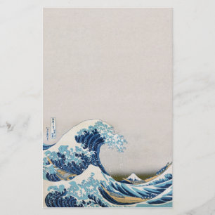 Papelería La gran ola de la estacionería de Kanagawa