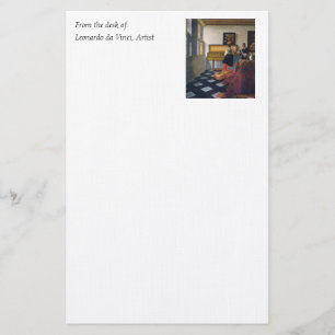 Papelería La lección de música de Johannes Vermeer (circa166