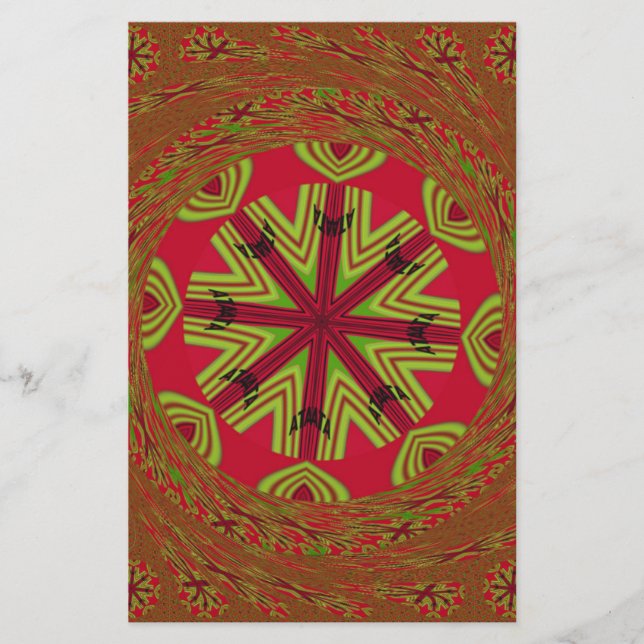 Papelería La maravillosa África puede ser diseño tradicional (Anverso)