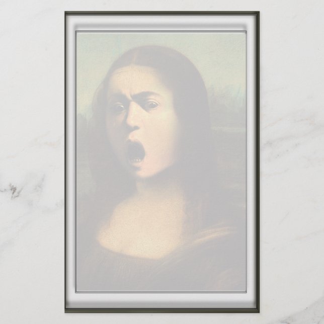 Papelería La Mona Lisa de Caravaggio (Anverso)